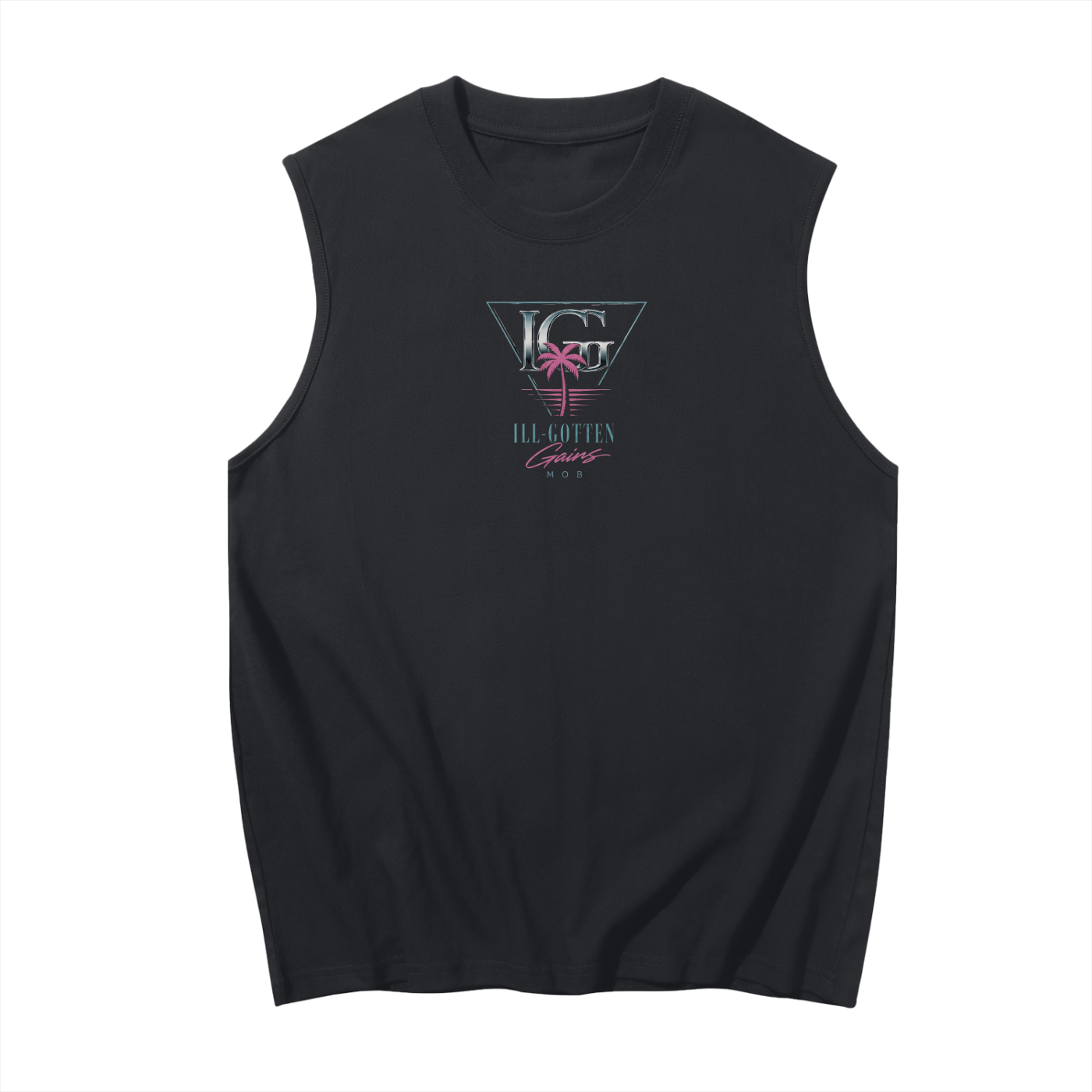 Ill Gotten Gains Mob-Cocaine Cowboy Men's Sleeveless Cotton Workout Tank Top