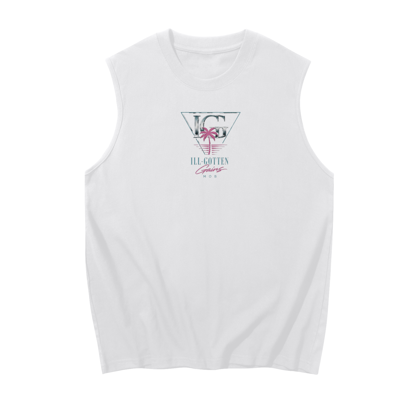 Ill Gotten Gains Mob-Cocaine Cowboy Men's Sleeveless Cotton Workout Tank Top